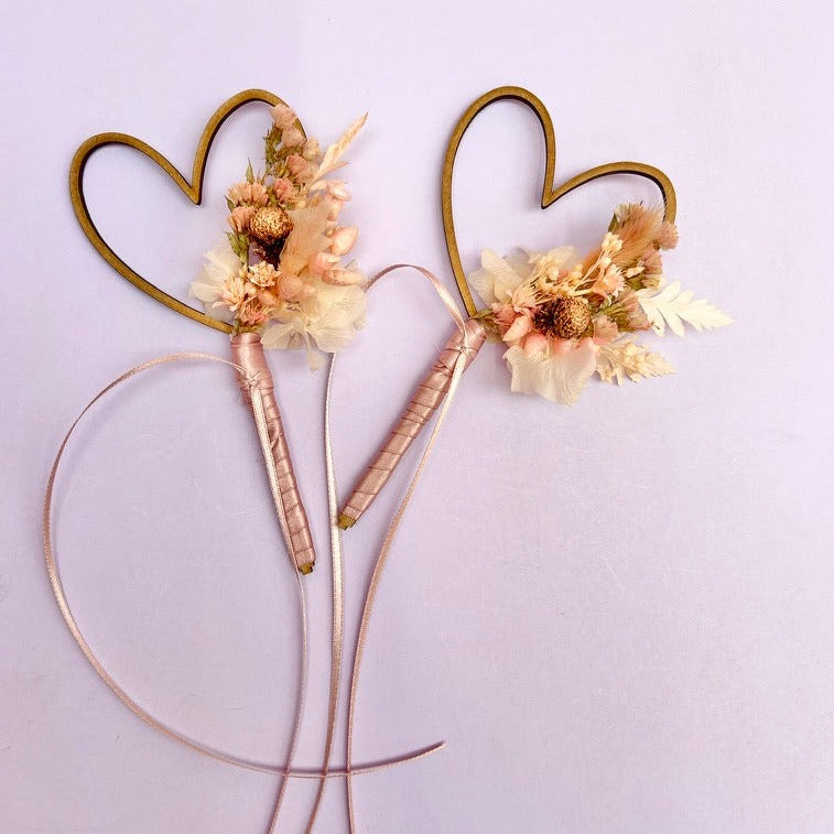 Dried Flower Wedding Wand