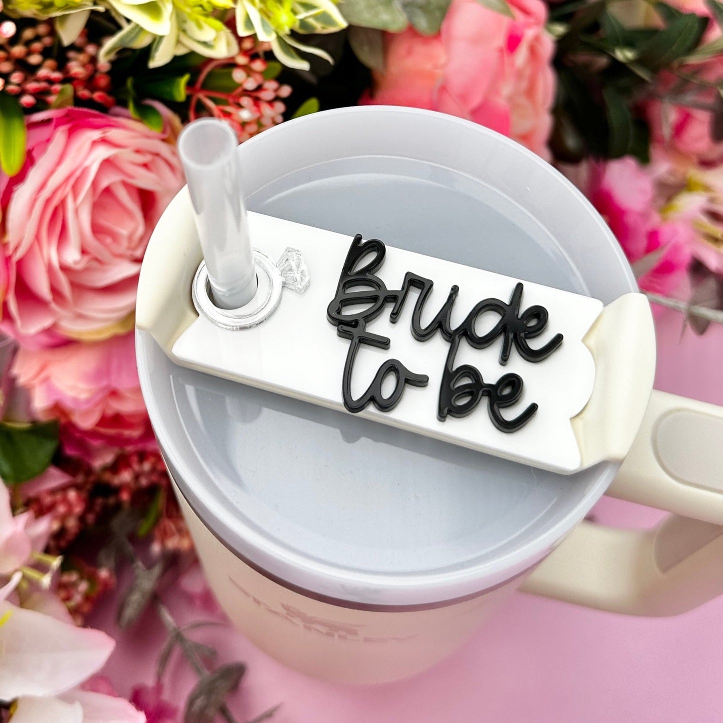 Bride to be Tumbler topper