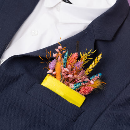 Dried Flower Boutonniere (Button hole)